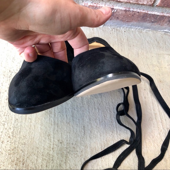 RAYE Ives pump, black wrap up ankle straps - Picture 8 of 8